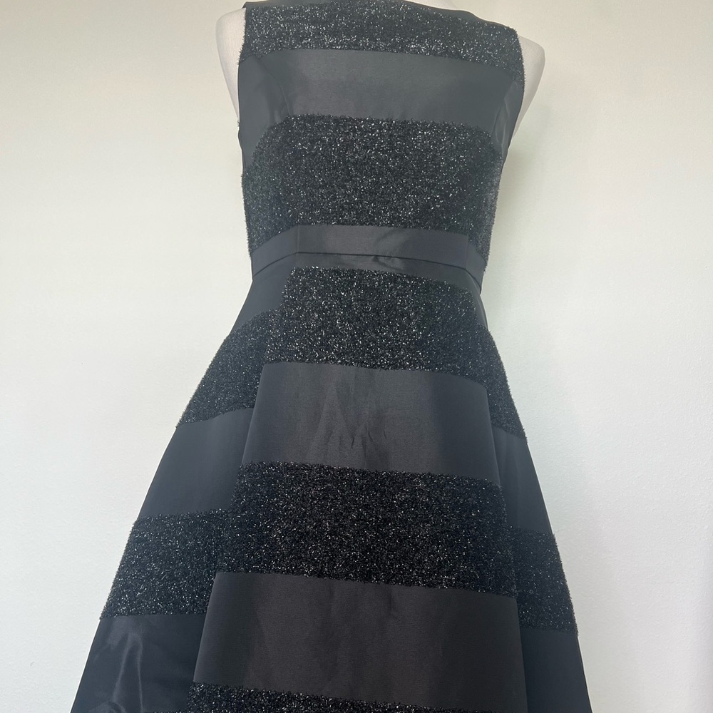 Black flowy Dress holiday party dress formal short black dress vback hoco